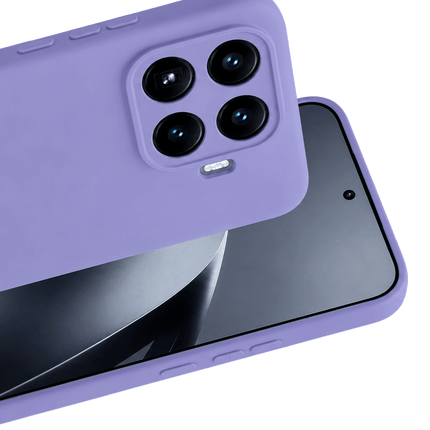 Xiaomi Mi 17T Pro Nano içi Kadife Silikon Kılıf - Lila 2
