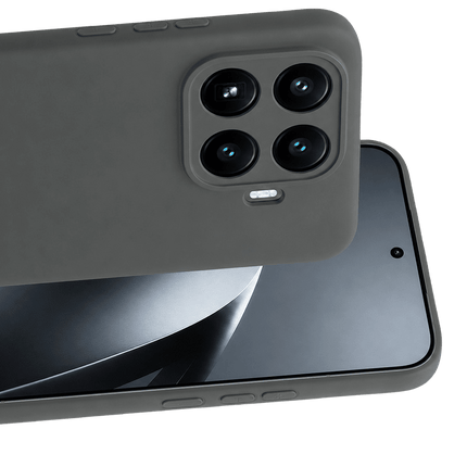 Xiaomi Mi 17T Pro Nano içi Kadife Silikon Kılıf - Gri 2