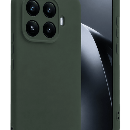 Xiaomi Mi 17T Pro Nano içi Kadife Silikon Kılıf - Koyu Yeşil
