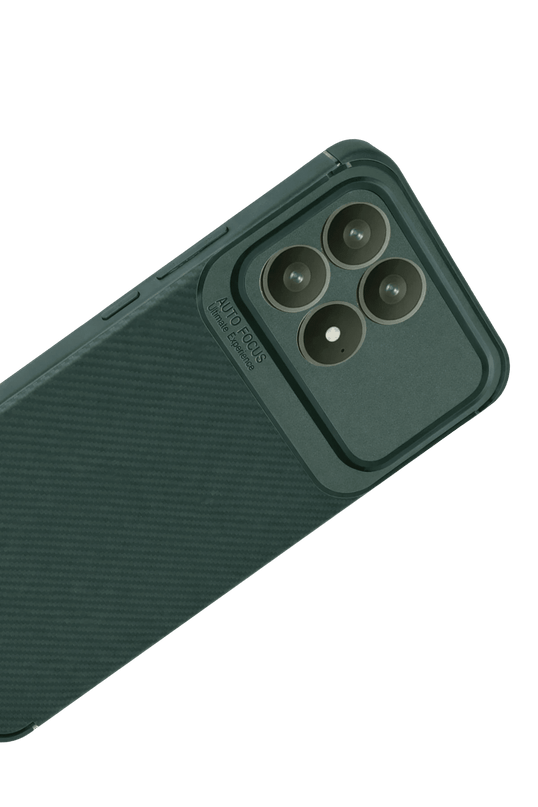 Xiaomi Poco F8 Pro Auto Focus Karbon Kapak Kılıf - Koyu Yeşil 2