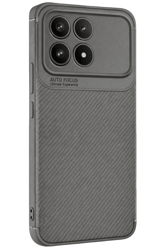 Xiaomi Poco F8 Pro Auto Focus Karbon Kapak Kılıf - Gri
