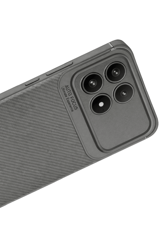 Xiaomi Poco F8 Pro Auto Focus Karbon Kapak Kılıf - Gri 2