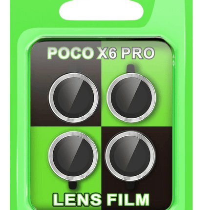 Xiaomi Poco X6 Pro Raze Metal Kamera Lens - Gümüş