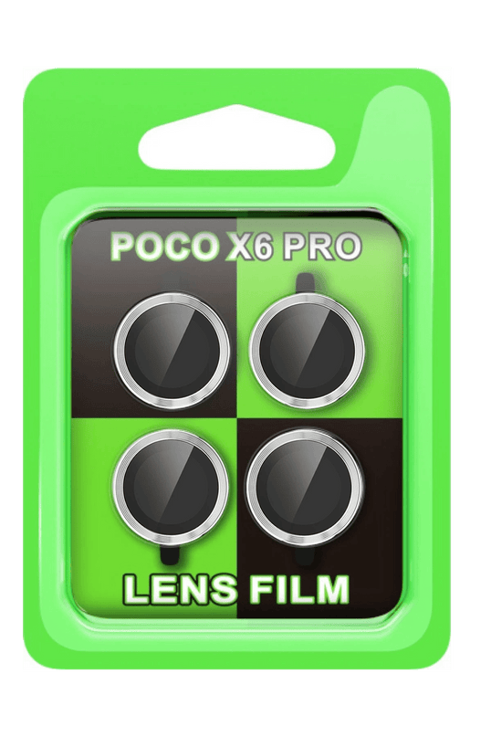 Xiaomi Poco X6 Pro Raze Metal Kamera Lens - Gümüş