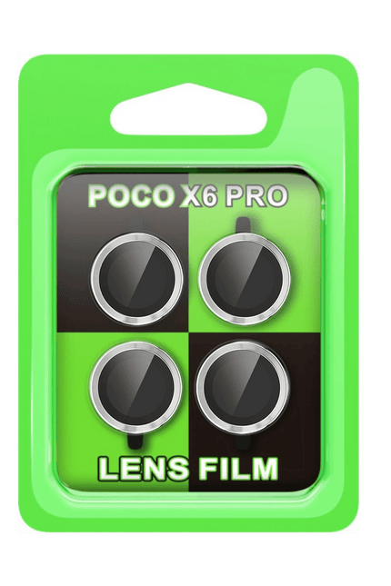 Xiaomi Poco X6 Pro Raze Metal Kamera Lens - Gümüş