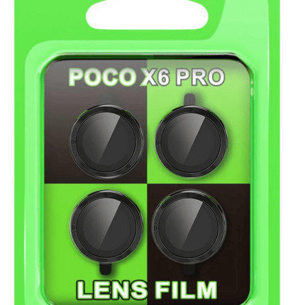 Xiaomi Poco X6 Pro Raze Metal Kamera Lens - Siyah