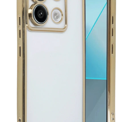 Xiaomi Poco X6 Razer Lensli Silikon Kılıf - Gold