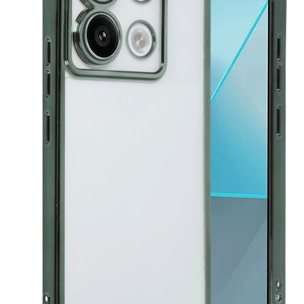 Xiaomi Poco X6 Razer Lensli Silikon Kılıf - Yeşil