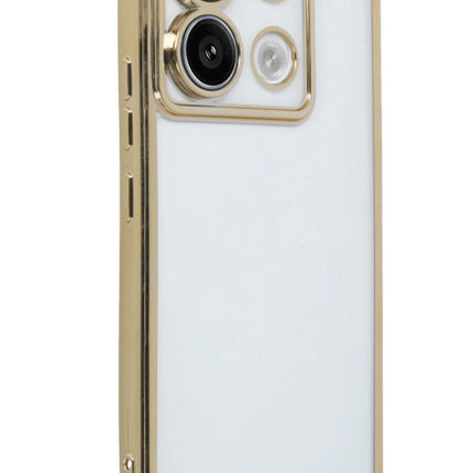 Xiaomi Poco X6 Razer Lensli Silikon Kılıf - Gold 2