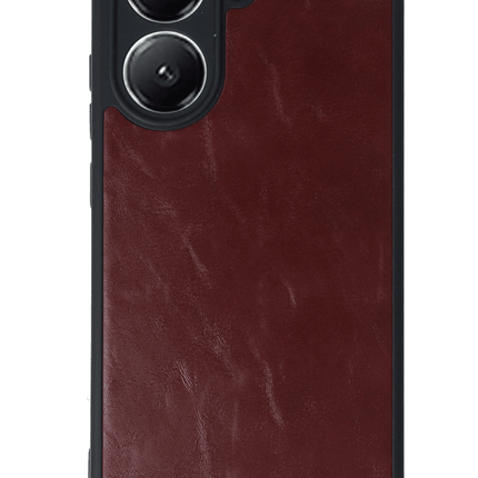 Xiaomi Poco X7 Pro Aras Deri Kapak Kılıf - Bordo 3