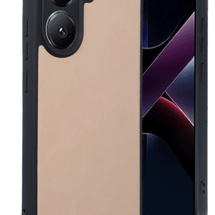 Xiaomi Poco X7 Pro Aras Deri Kapak Kılıf - Pudra