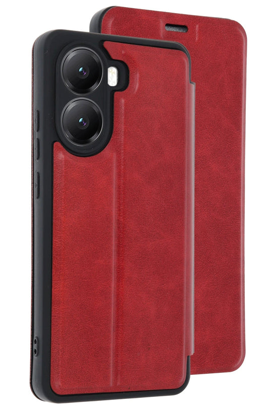 Xiaomi Poco X7 Pro Flip Cover Kılıf - Kırmızı