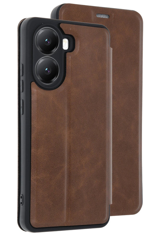 Xiaomi Poco X7 Pro Flip Cover Kılıf - Taba