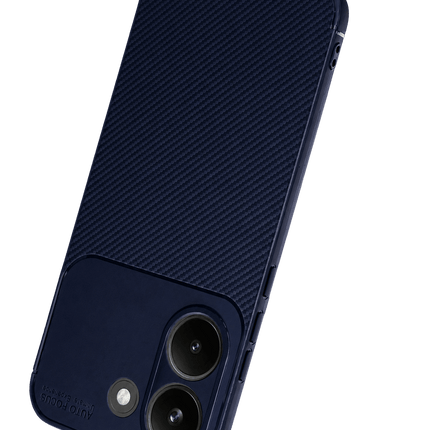 Xiaomi Poco X8 Pro Auto Focus Karbon Kapak Kılıf - Lacivert 3