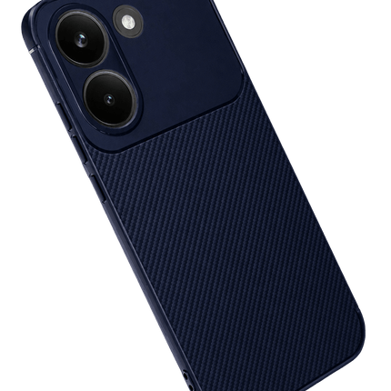 Xiaomi Poco X8 Pro Auto Focus Karbon Kapak Kılıf - Lacivert 2