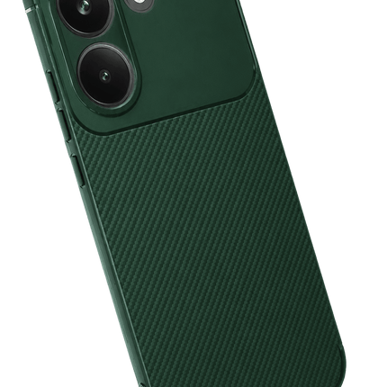 Xiaomi Poco X8 Pro Auto Focus Karbon Kapak Kılıf - Koyu Yeşil 2