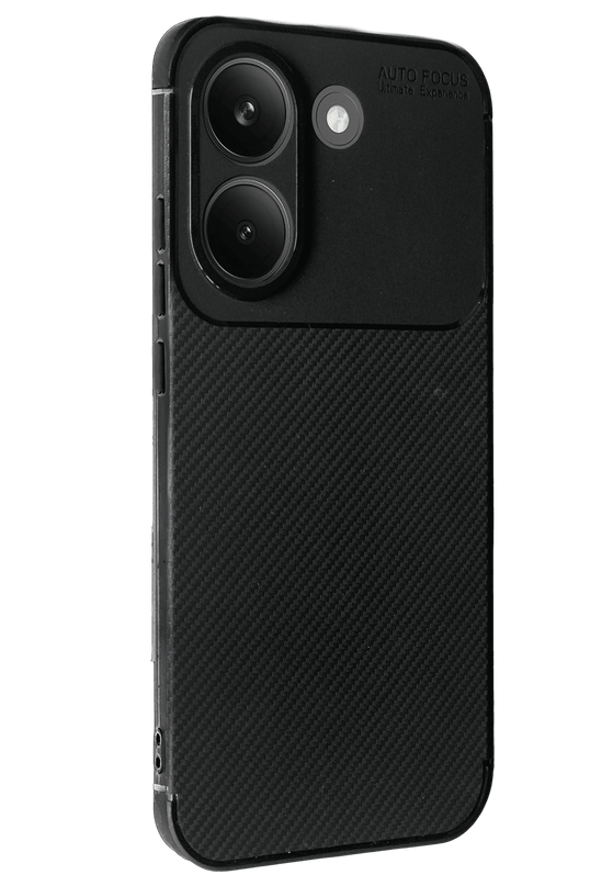 Xiaomi Poco X8 Pro Auto Focus Karbon Kapak Kılıf - Siyah