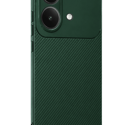Xiaomi Poco X8 Pro Max Auto Focus Karbon Kapak Kılıf - Koyu Yeşil