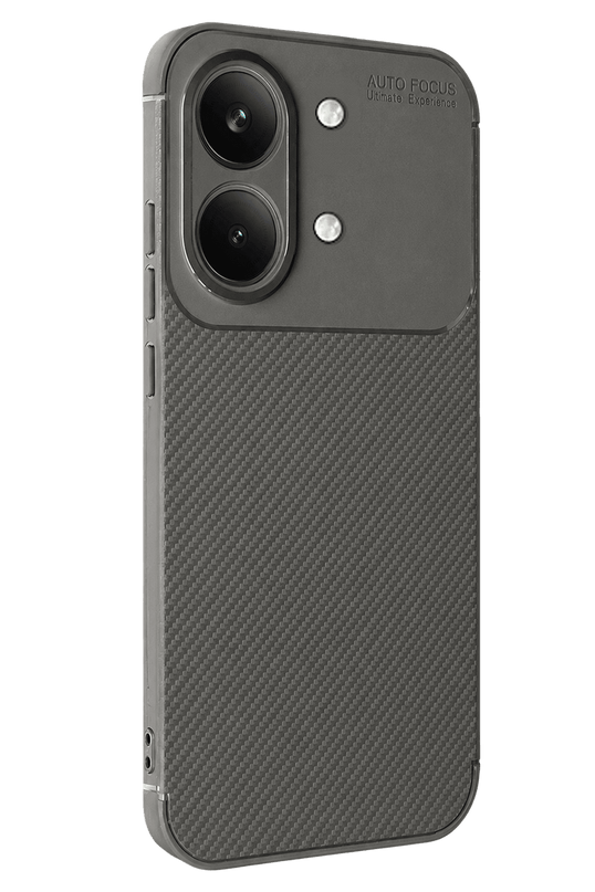 Xiaomi Poco X8 Pro Max Auto Focus Karbon Kapak Kılıf - Gri