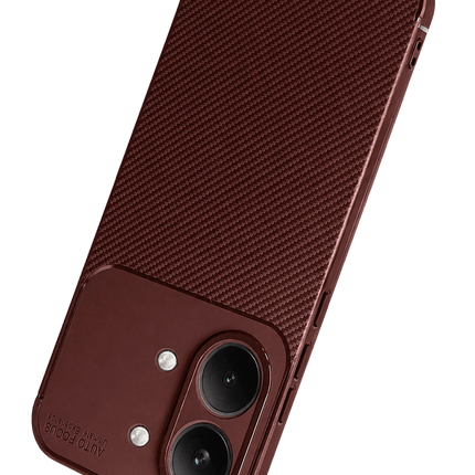 Xiaomi Poco X8 Pro Max Auto Focus Karbon Kapak Kılıf - Bordo 3