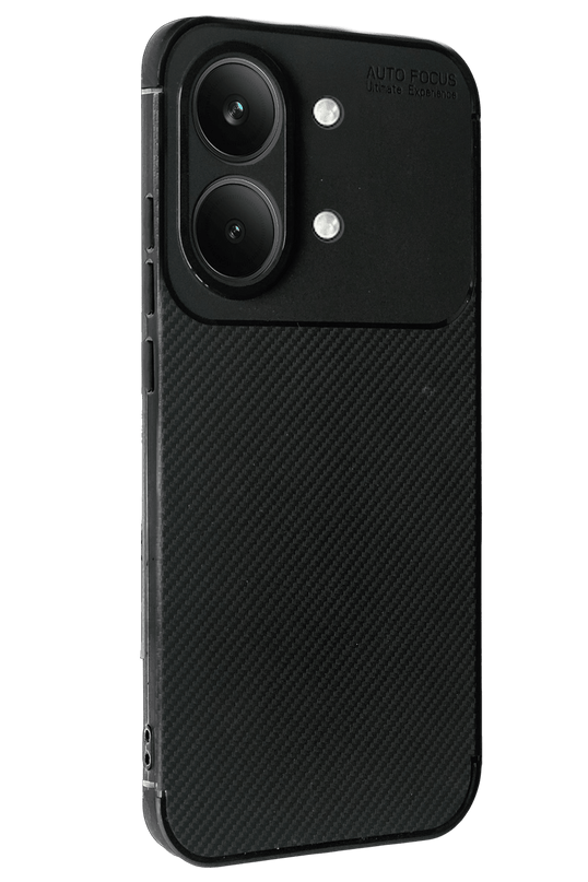 Xiaomi Poco X8 Pro Max Auto Focus Karbon Kapak Kılıf - Siyah