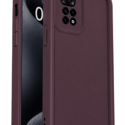 Xiaomi Redmi 10 2022 Viera Silikon Kılıf - Mürdüm