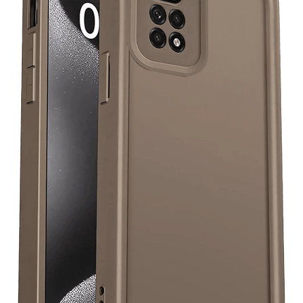 Xiaomi Redmi 10 2022 Viera Silikon Kılıf - Kahverengi