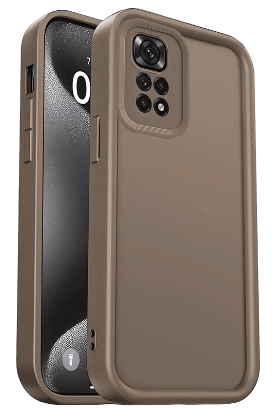 Xiaomi Redmi 10 2022 Viera Silikon Kılıf - Kahverengi
