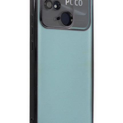 Xiaomi Redmi 10C Razer Lensli Silikon Kılıf - Siyah