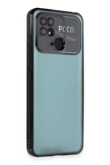 Xiaomi Redmi 10C Razer Lensli Silikon Kılıf - Siyah