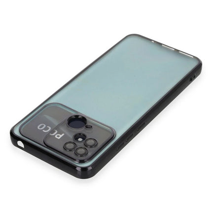 Xiaomi Redmi 10C Razer Lensli Silikon Kılıf - Siyah 3