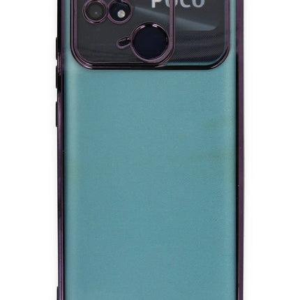 Xiaomi Redmi 10C Razer Lensli Silikon Kılıf - Mor 2