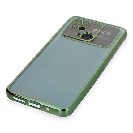 Xiaomi Redmi 10C Razer Lensli Silikon Kılıf - Yeşil 4