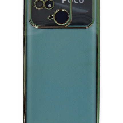 Xiaomi Redmi 10C Razer Lensli Silikon Kılıf - Yeşil 2