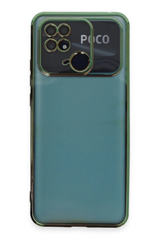 Xiaomi Redmi 10C Razer Lensli Silikon Kılıf - Yeşil 2