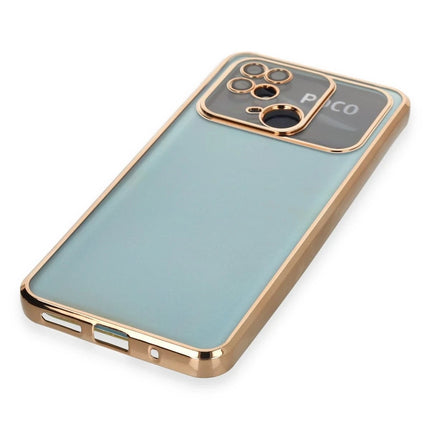 Xiaomi Redmi 10C Razer Lensli Silikon Kılıf - Gold 4