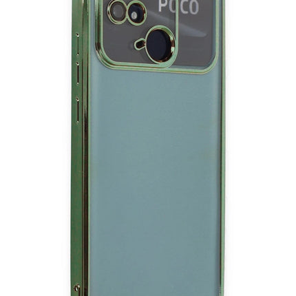 Xiaomi Redmi 10C Razer Lensli Silikon Kılıf - Yeşil
