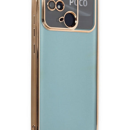 Xiaomi Redmi 10C Razer Lensli Silikon Kılıf - Gold