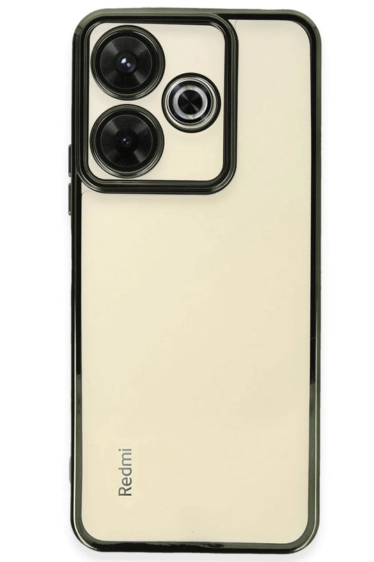 Xiaomi Redmi 13 4G Razer Lensli Silikon Kılıf - Yeşil