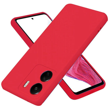 Xiaomi Redmi 13C First Silikon Kılıf - Kırmızı