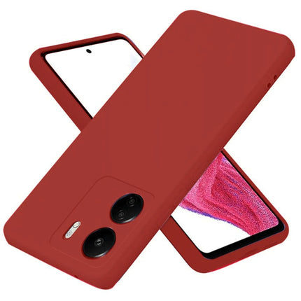 Xiaomi Redmi 13C First Silikon Kılıf - Bordo