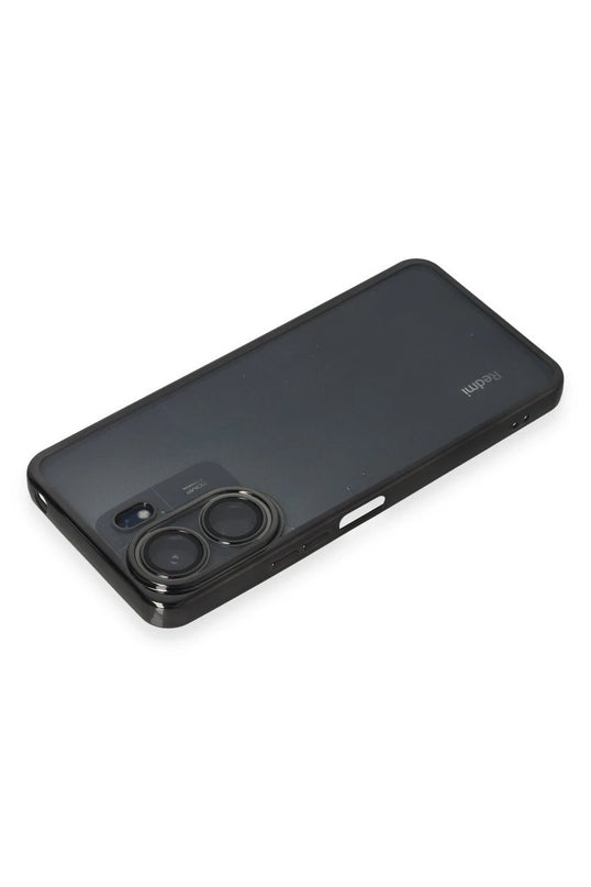 Xiaomi Redmi 13C Razer Lensli Silikon Kılıf - Siyah 3
