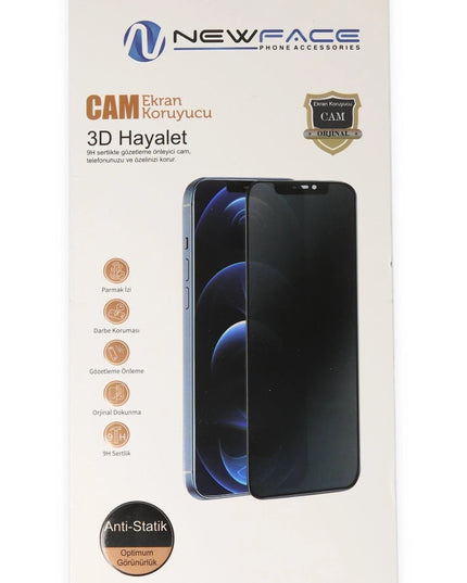 Xiaomi Redmi 14C 3D Antistatik Hayalet Cam Ekran Koruyucu 3