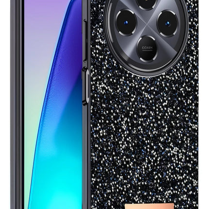 Xiaomi Redmi 14C Bright Simli Kapak Kılıf - Siyah