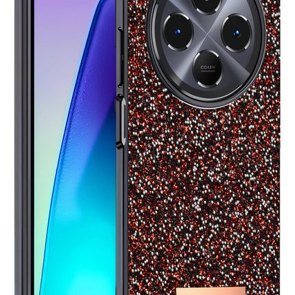 Xiaomi Redmi 14C Bright Simli Kapak Kılıf - Derin Mor