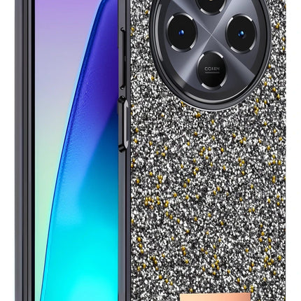 Xiaomi Redmi 14C Bright Simli Kapak Kılıf - Gümüş