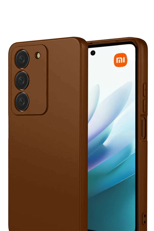 Xiaomi Redmi 15 4G First Silikon Kılıf - Kahverengi 2