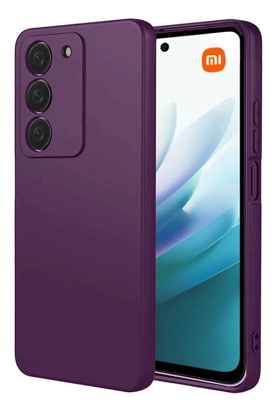 Xiaomi Redmi 15 4G First Silikon Kılıf - Mürdüm