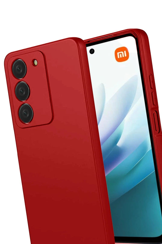 Xiaomi Redmi 15 4G First Silikon Kılıf - Kırmızı 3