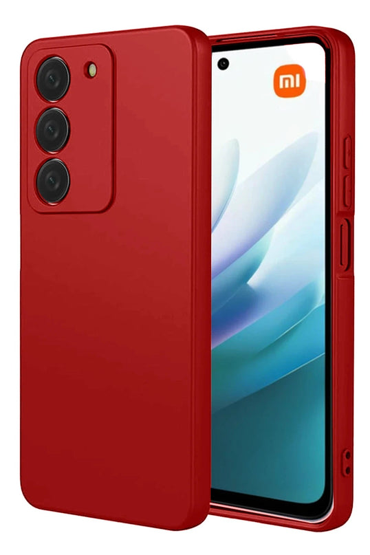 Xiaomi Redmi 15 4G First Silikon Kılıf - Kırmızı
